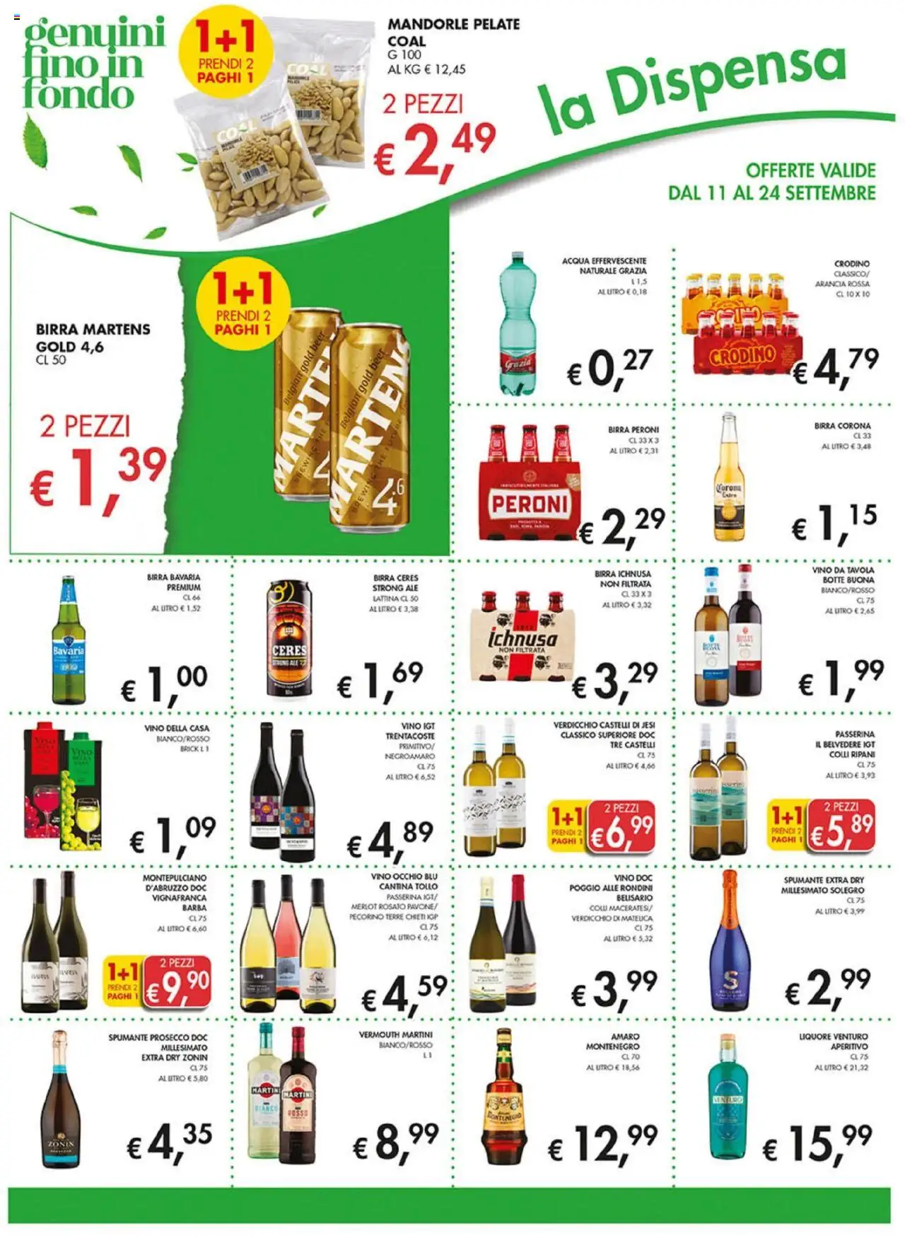 Volantino Coal del 11.09.2025 | Pagina: 14 | Prodotti: Ceres, The, Arancia, Pecorino