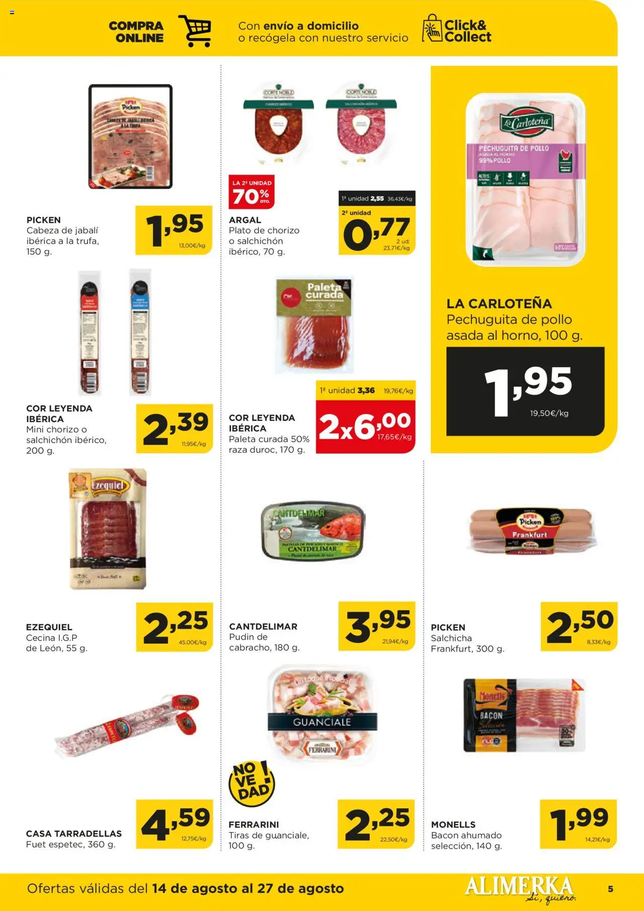 Alimerka folleto Castilla y León │ válido desde el 14.08.2025 | Página: 5 | Productos: Pescado