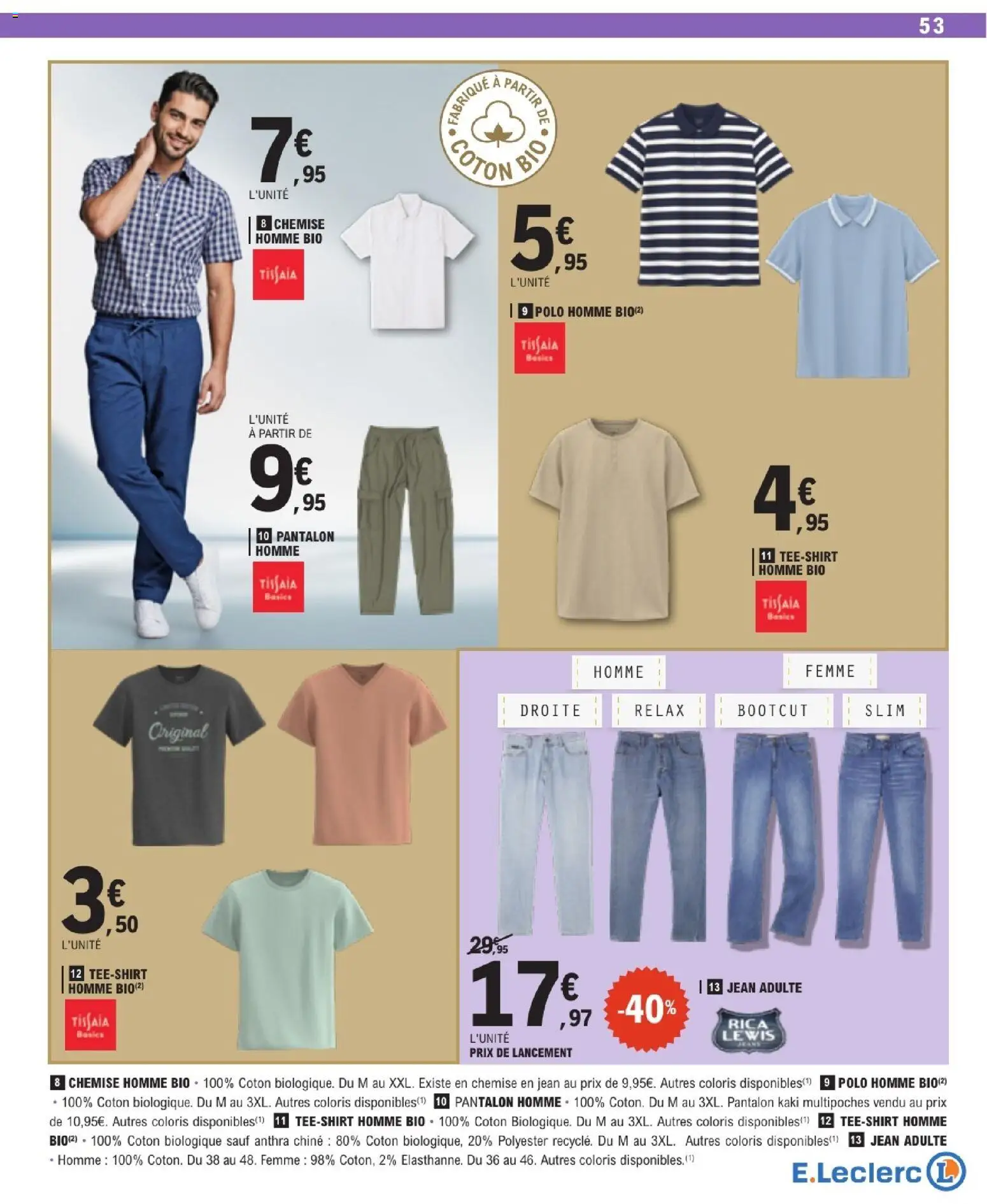 {H1} | Page: 53 | Produits: Polo, Coton, Kaki, Chemise