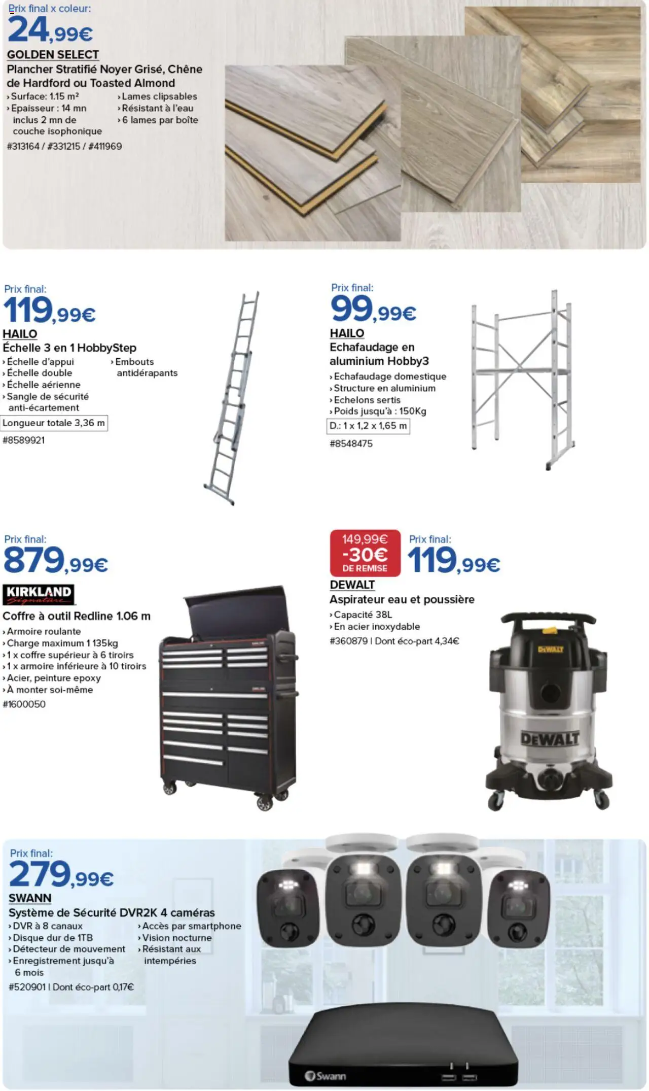  | Page: 3 | Produits: Aspirateur, Aspirateur eau et poussière, Armoire, Tiroirs