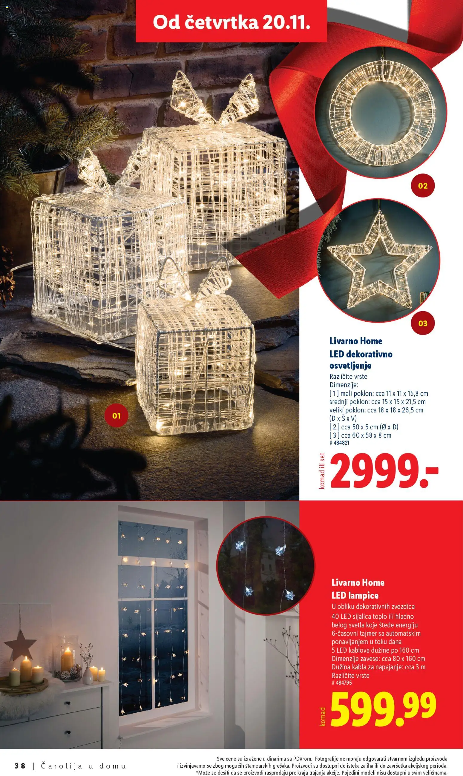 Lidl katalog - važi od 10.11.2025 | Strana: 38 | Proizvode: Lampice, Sijalica, LED sijalica