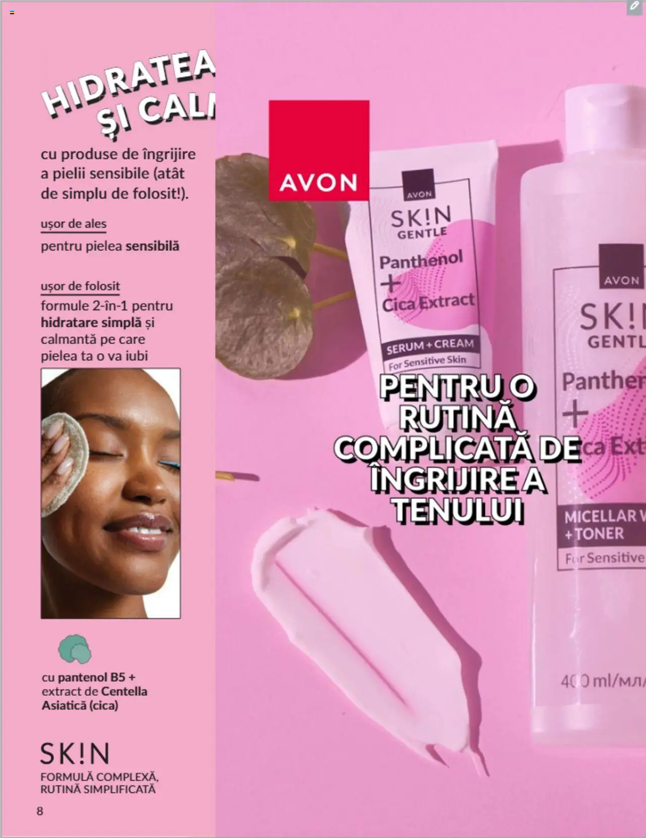Catalog Avon - Mini Broșură – valabil de la 01.08.2025 | Pagină: 10 | Produse: Pomelo, Toner, Cremă, Apă