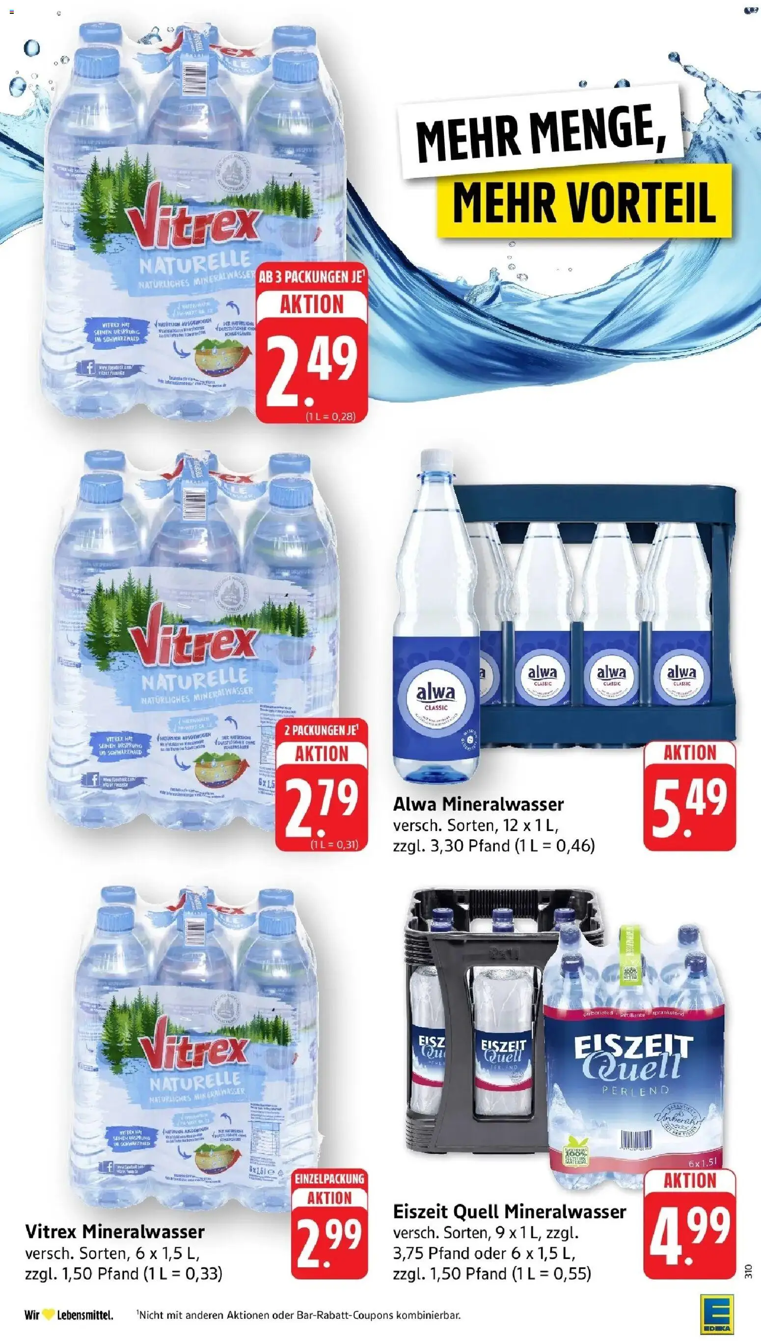 Edeka prospekt Göppingen-Ursenwang	 – gültig ab 09.03.2026 | Seite: 34 | Produkte: Durstloscher, Mineralwasser