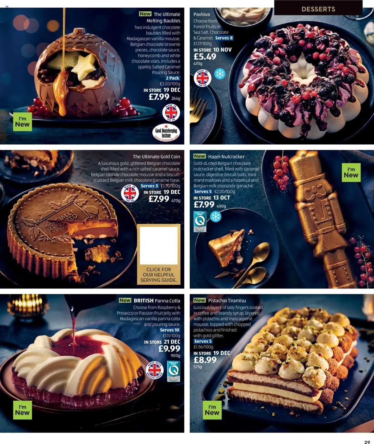 {H1} | Page: 29 | Products: Milk, Coffee, Cream, Vanilla