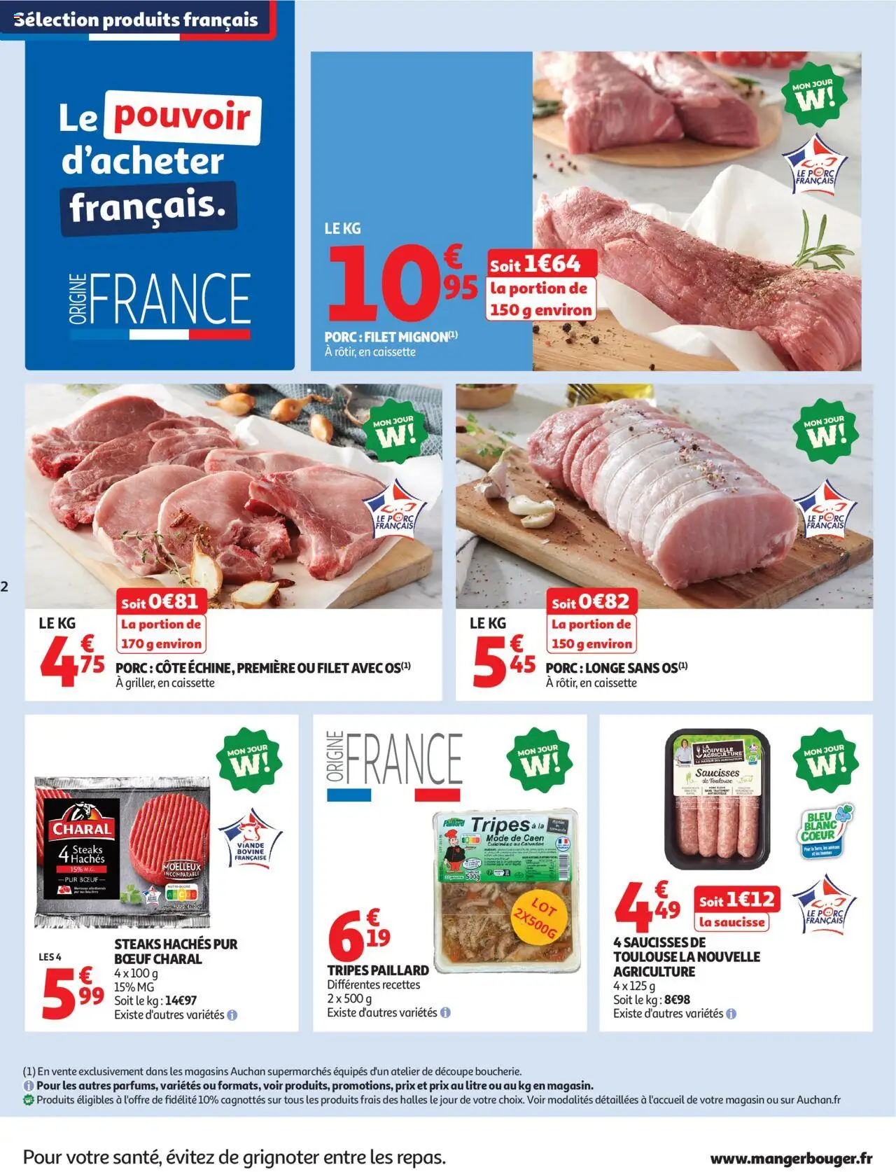 | Page: 2 | Produits: Saucisse, Viande, Porc