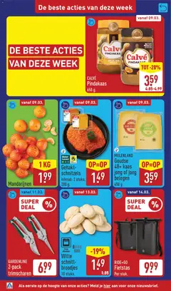 Aldi folder week 11 - Voorbeeld van een folder van Aldi, geldig van 09.03.2026 | Pagina: 2 | Producten: Kaas, Mandarijnen, Gehakt, Broodjes