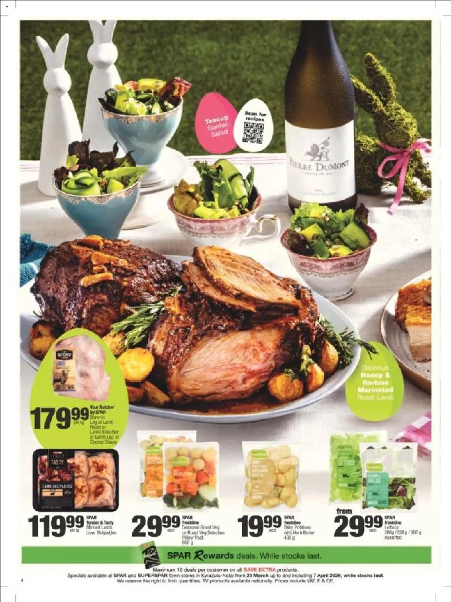 New Superspar catalogue – valid from 23.03.2026 | Page: 4 | Products: Drone, TV, Butter, Salad