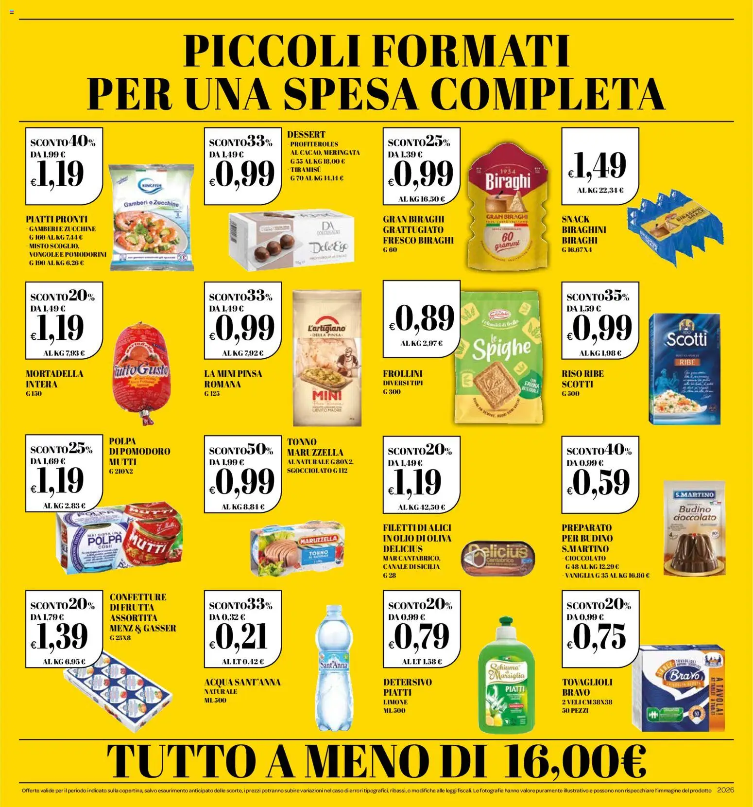 Volantino Ekom del 21.04.2026 | Pagina: 12 | Prodotti: Pomodorini, Gamberi, Acqua, Olio