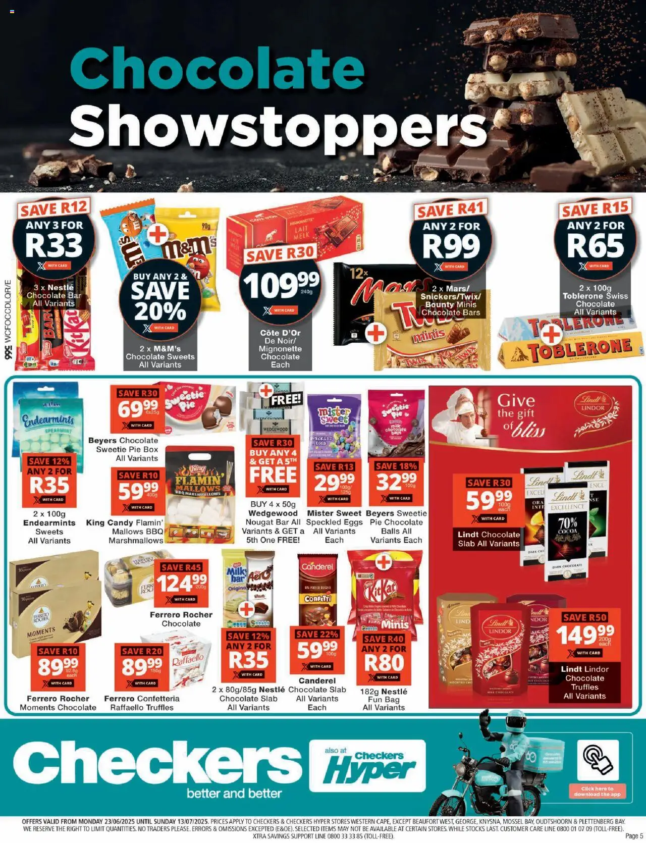 Checkers Western Cape - Sweets Promotion │ valid from 23.06.2025 | Page: 5 | Products: Sweets, Box, Eggs, Sugar