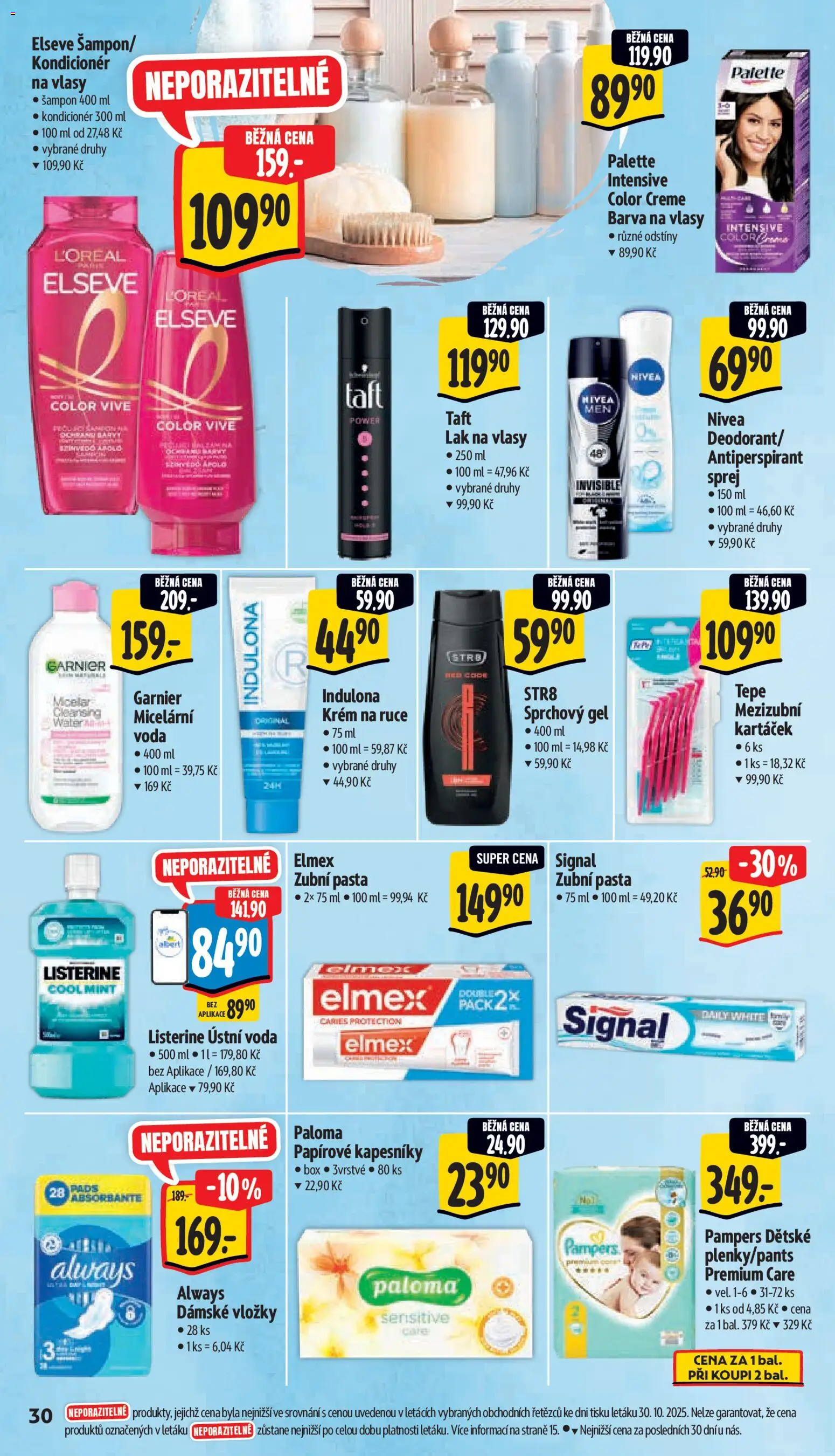 Albert leták - Supermarket od 05.11.2025 | Strana: 40 | Produkty: Krém na ruce, Voda, Box, Pampers