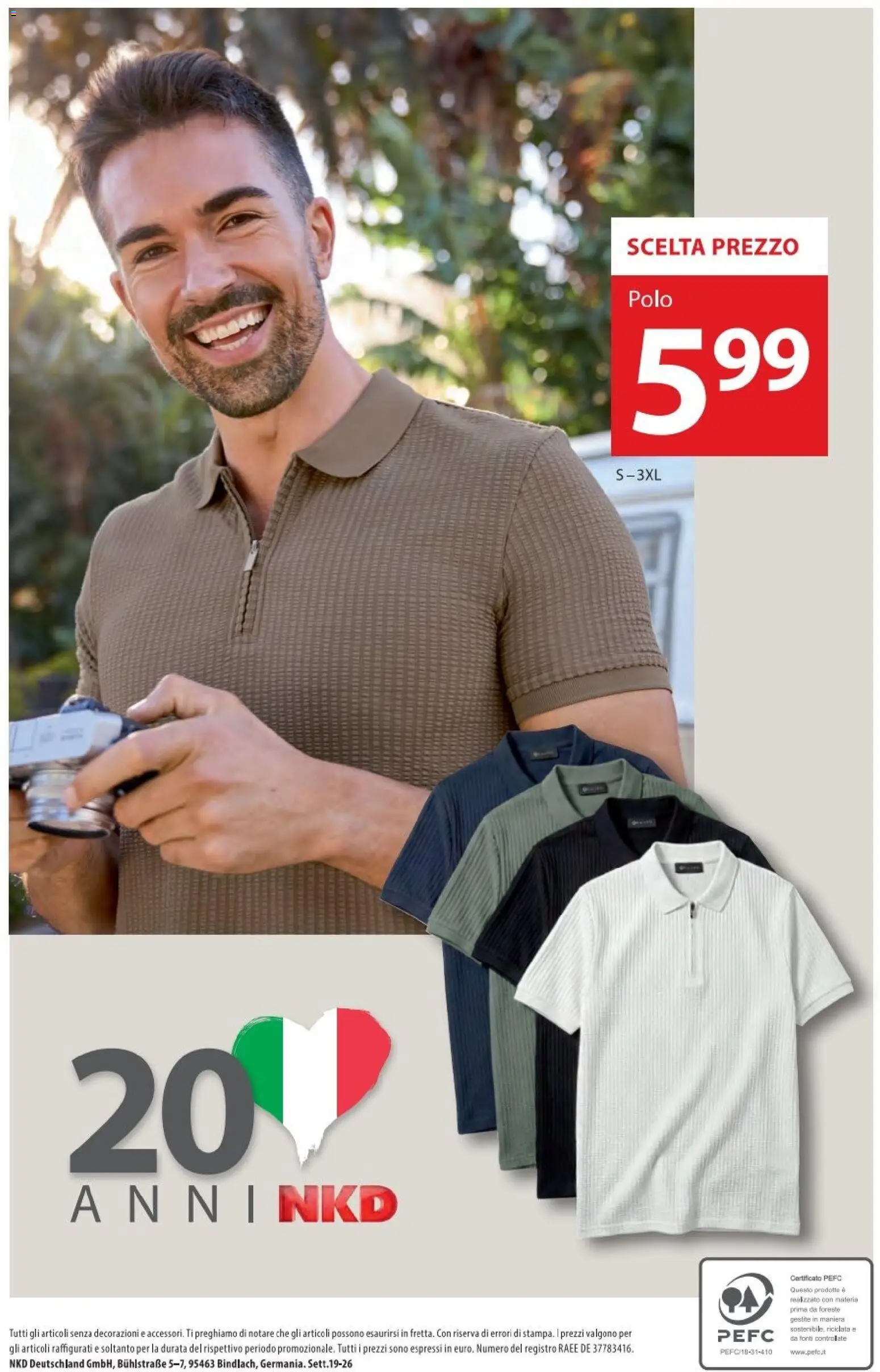 Volantino NKD del 07.05.2026 | Pagina: 8 | Prodotti: Polo, Decorazioni