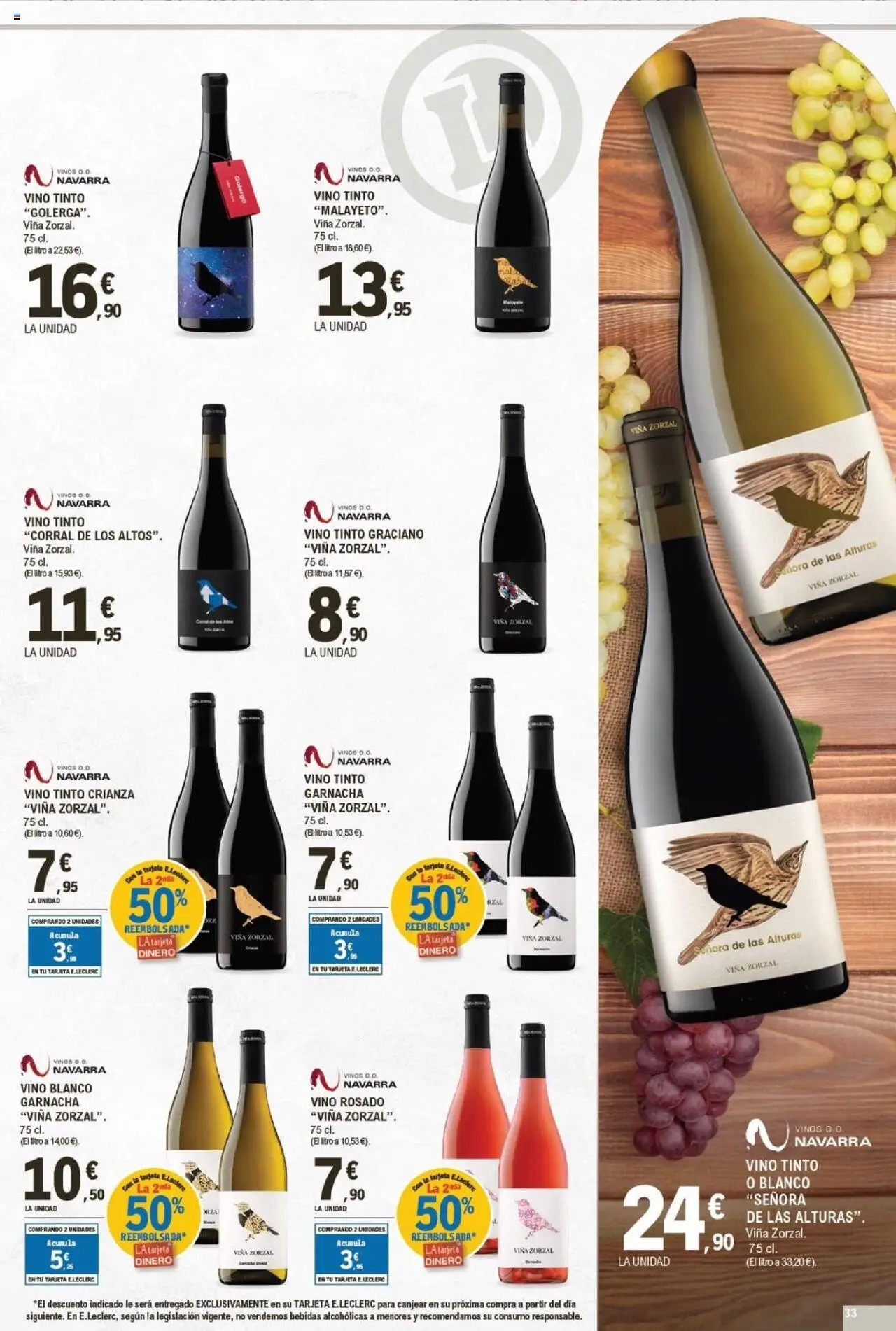 E.Leclerc folleto │ válido desde el 01.10.2025 | Página: 33 | Productos: Vino rosado, Vino