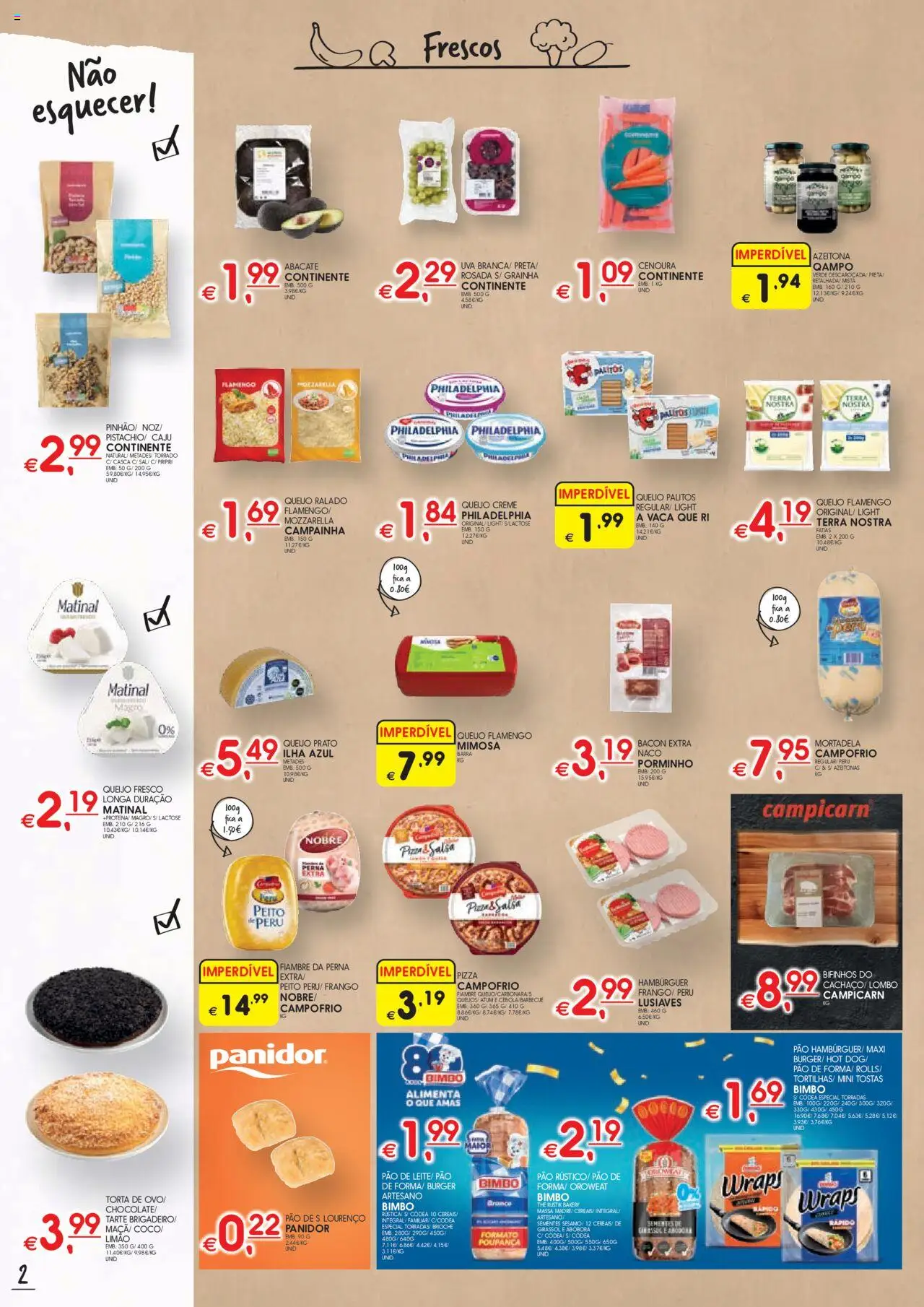Meu Super folheto │ válido de 18.09.2025 | Página: 2 | Produtos: Pizza, Abóbora, Cereais, Massa