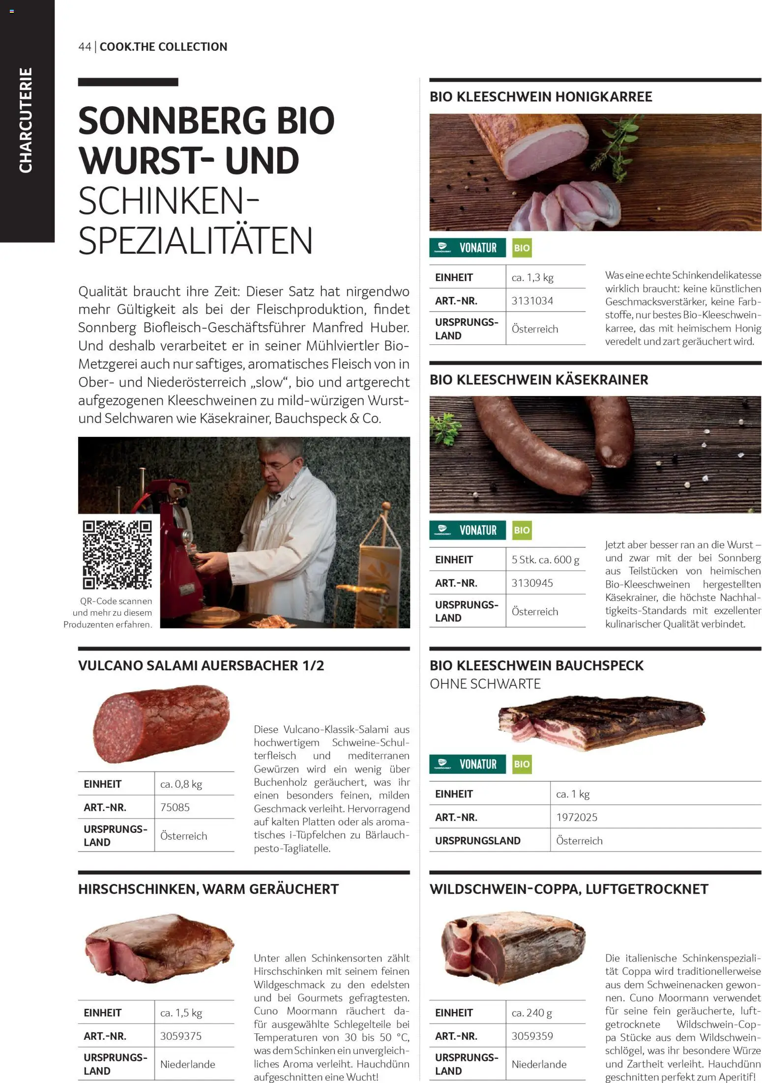 Transgourmet Cook Look-Book gültig ab 08.04.2026 | Seite: 44 | Produkte: Wurst, Salami, Schinken