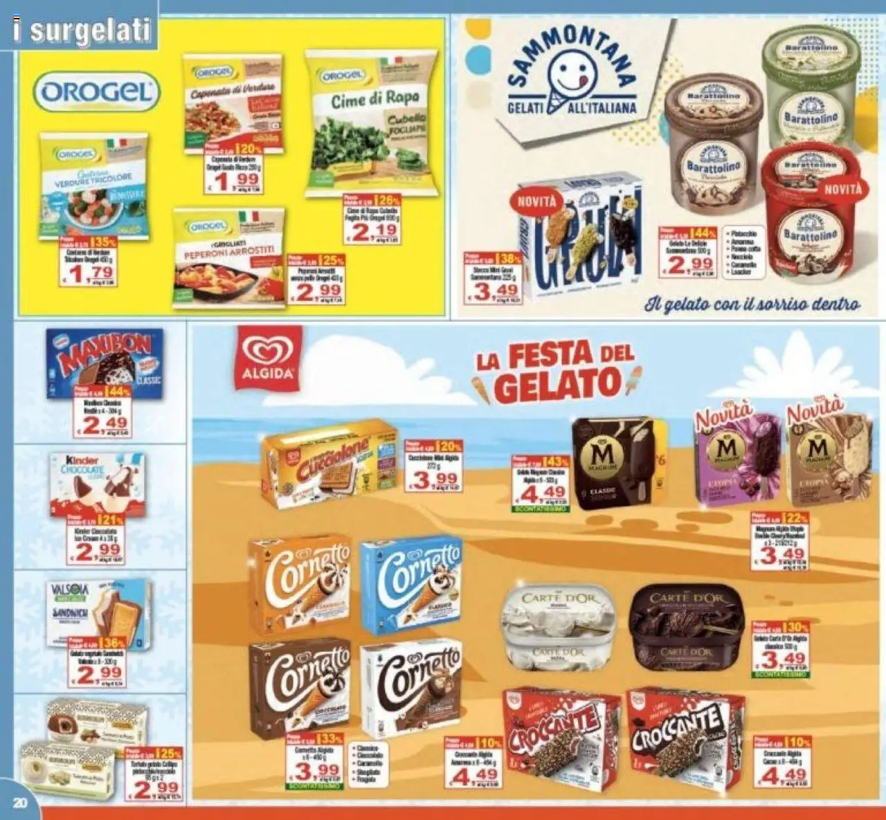 Volantino CTS del 06.08.2025 | Pagina: 20 | Prodotti: Peperoni, Gelato, Verdure