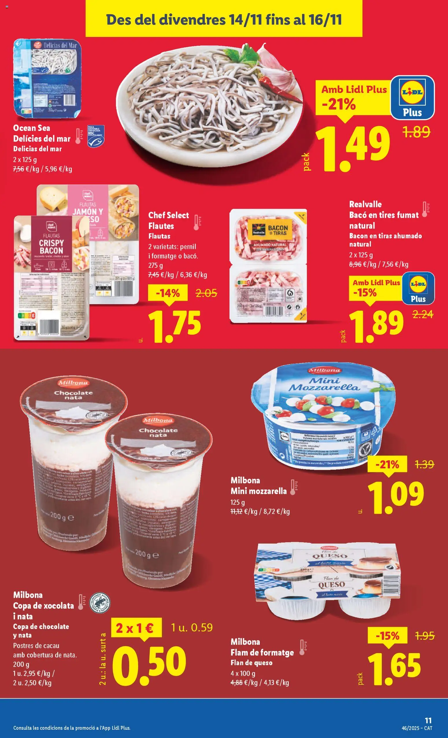 Lidl folleto │ válido desde el 10.11.2025 | Página: 31 | Productos: Queso, Chocolate, Jamón