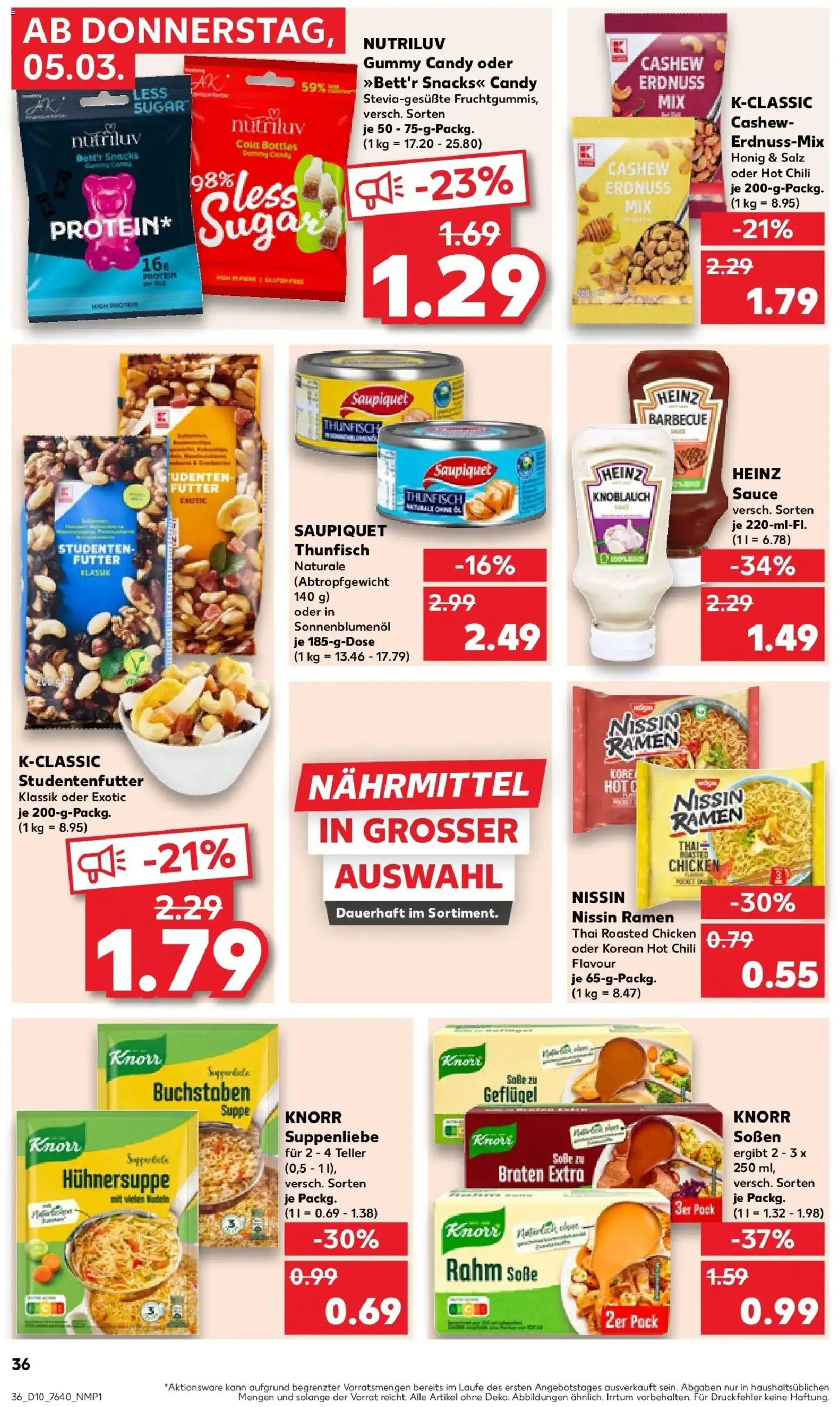 Kaufland Prospekt Herten	 – gültig ab 02.03.2026 | Seite: 48 | Produkte: Cola, Sonnenblumenol, Salz, Knoblauch