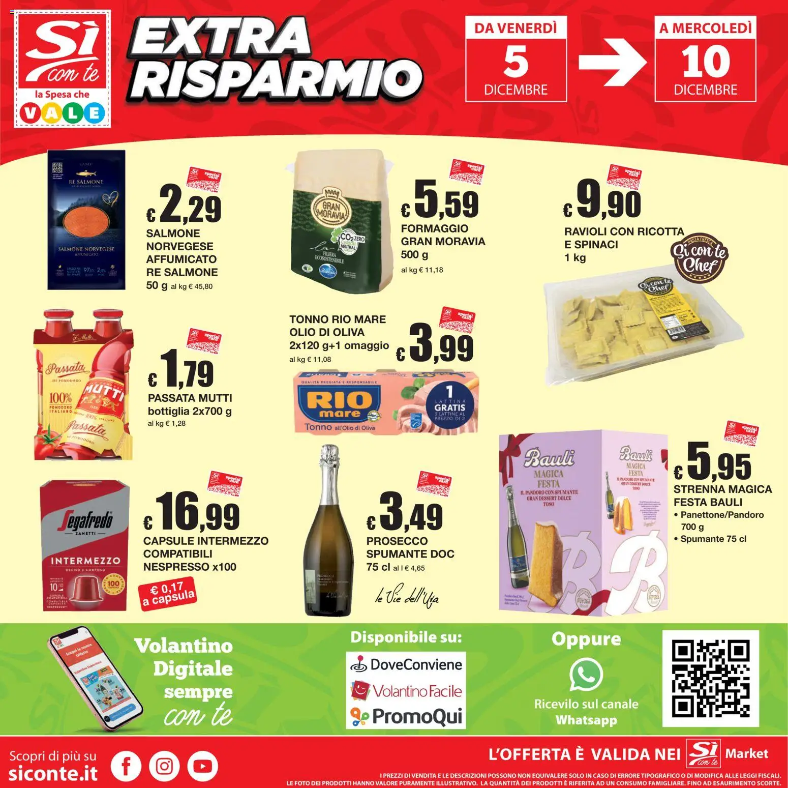 Volantino Sì con Te del 27.11.2025 | Pagina: 16 | Prodotti: Tè, Pomodoro, Pandoro, Mutti