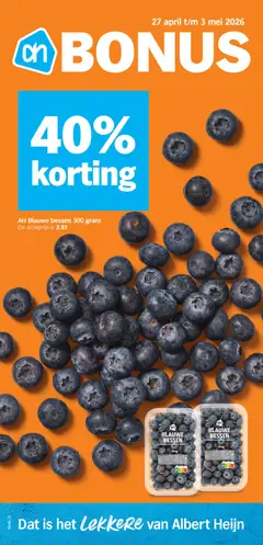 Albert Heijn folder week 18 - Voorbeeld van een folder van Albert Heijn, geldig van 27.04.2026