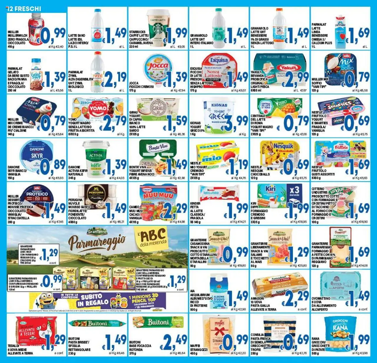 Volantino DEM del 17.09.2025 | Pagina: 12 | Prodotti: Formaggio, Crackers, The, Crostini