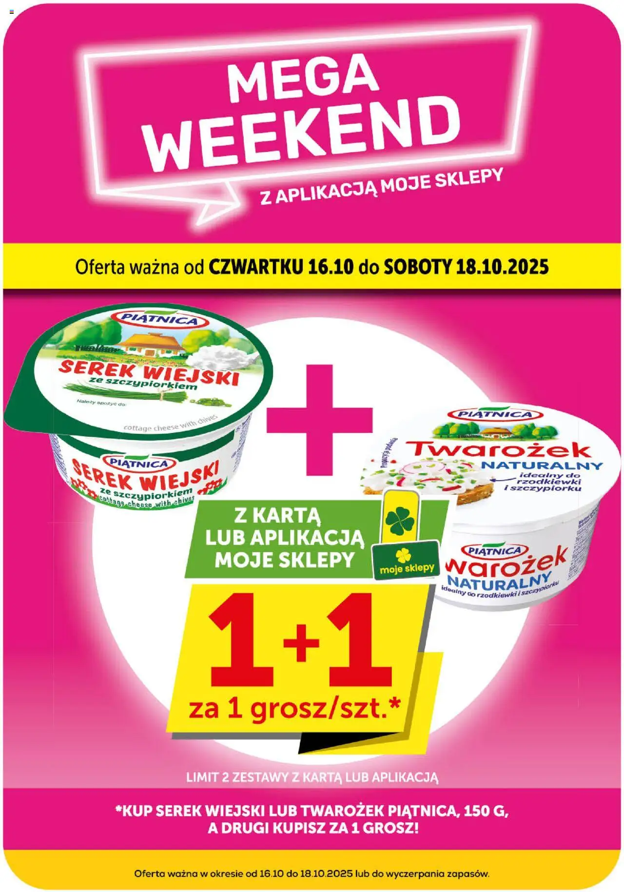 Groszek Gazetka od 16.10.2025 | Strona: 32 | Produkty: Karta, Serek, Serek wiejski, Twarożek