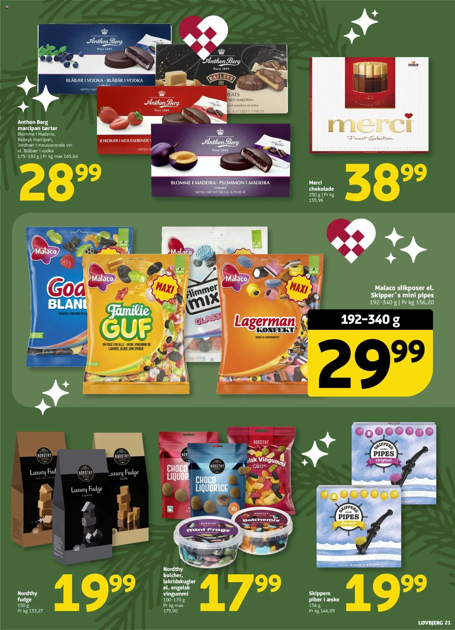 Løvbjerg tilbudsavis – gyldig fra 19.12.2025 | Side: 23 | Produkter: Blåbær, Jordbær, Salt, Vingummi