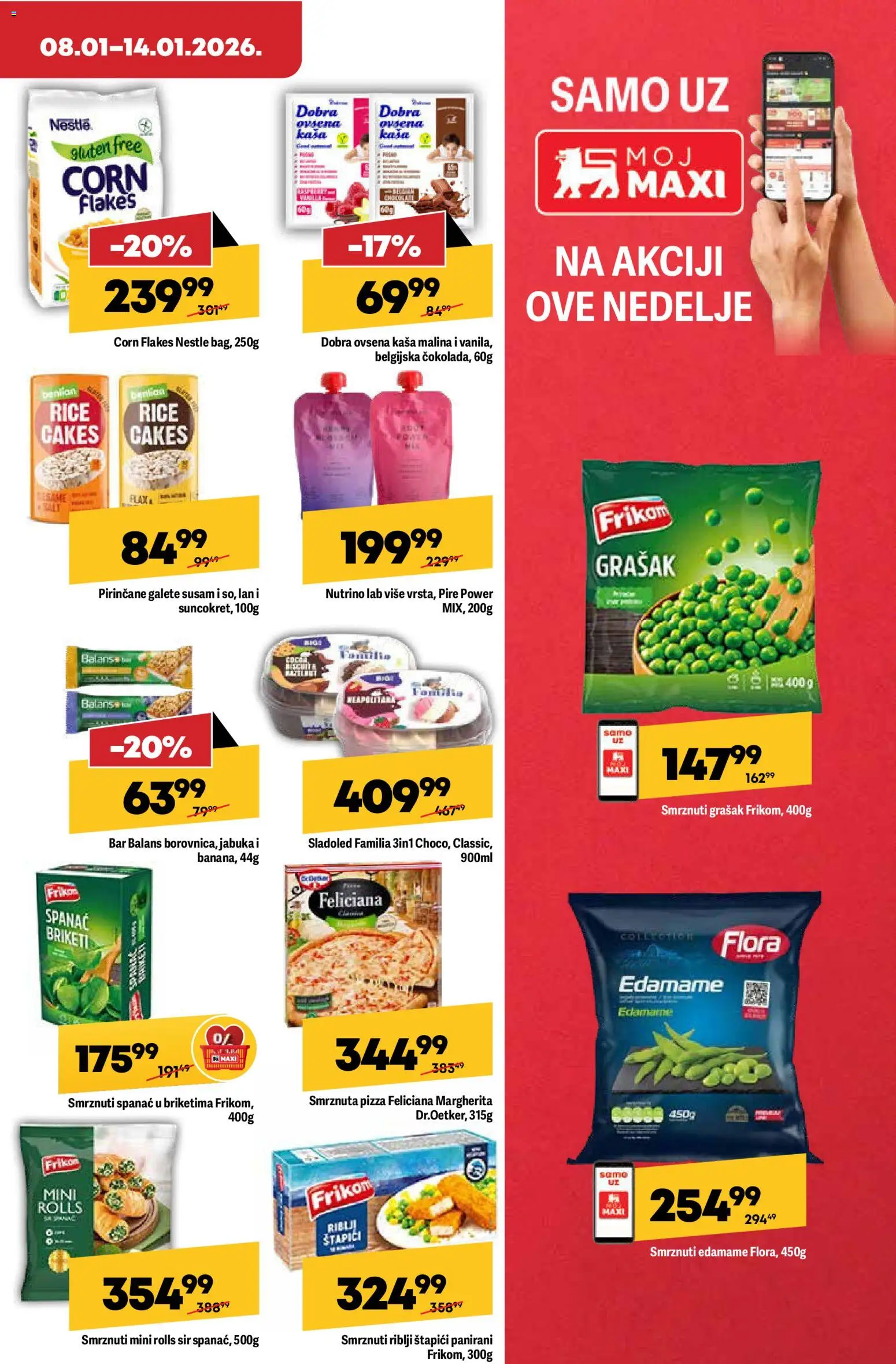 Maxi katalog - važi od 08.01.2026 | Strana: 11 | Proizvode: Galete, Malina, Sir, Rice cakes