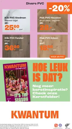 Kwantum - Folder - Voorbeeld van een folder van Kwantum, geldig van 15.12.2025 | Pagina: 21 | Producten: Folders, Servies
