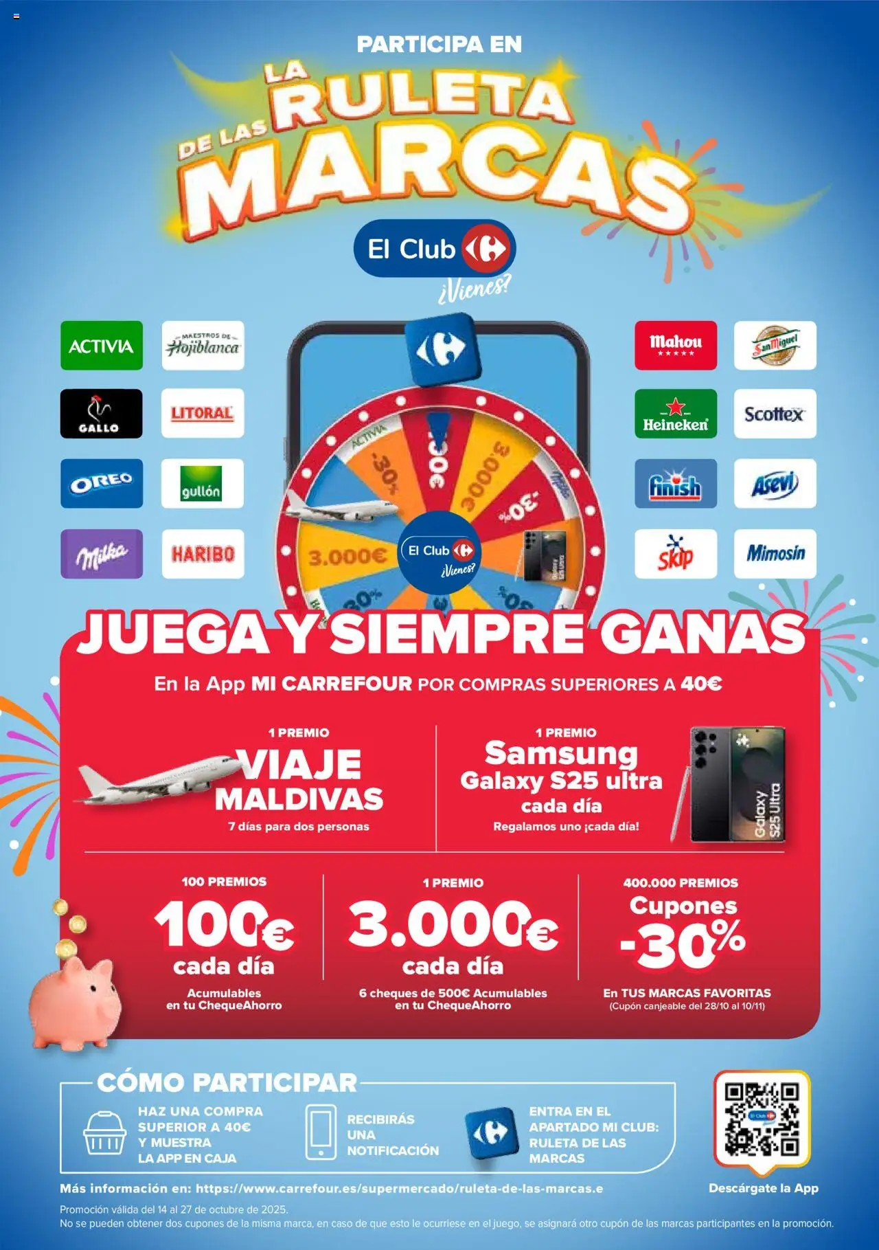 Carrefour folleto │ válido desde el 14.10.2025 | Página: 4 | Productos: Juega, Σπανάκι, Caja
