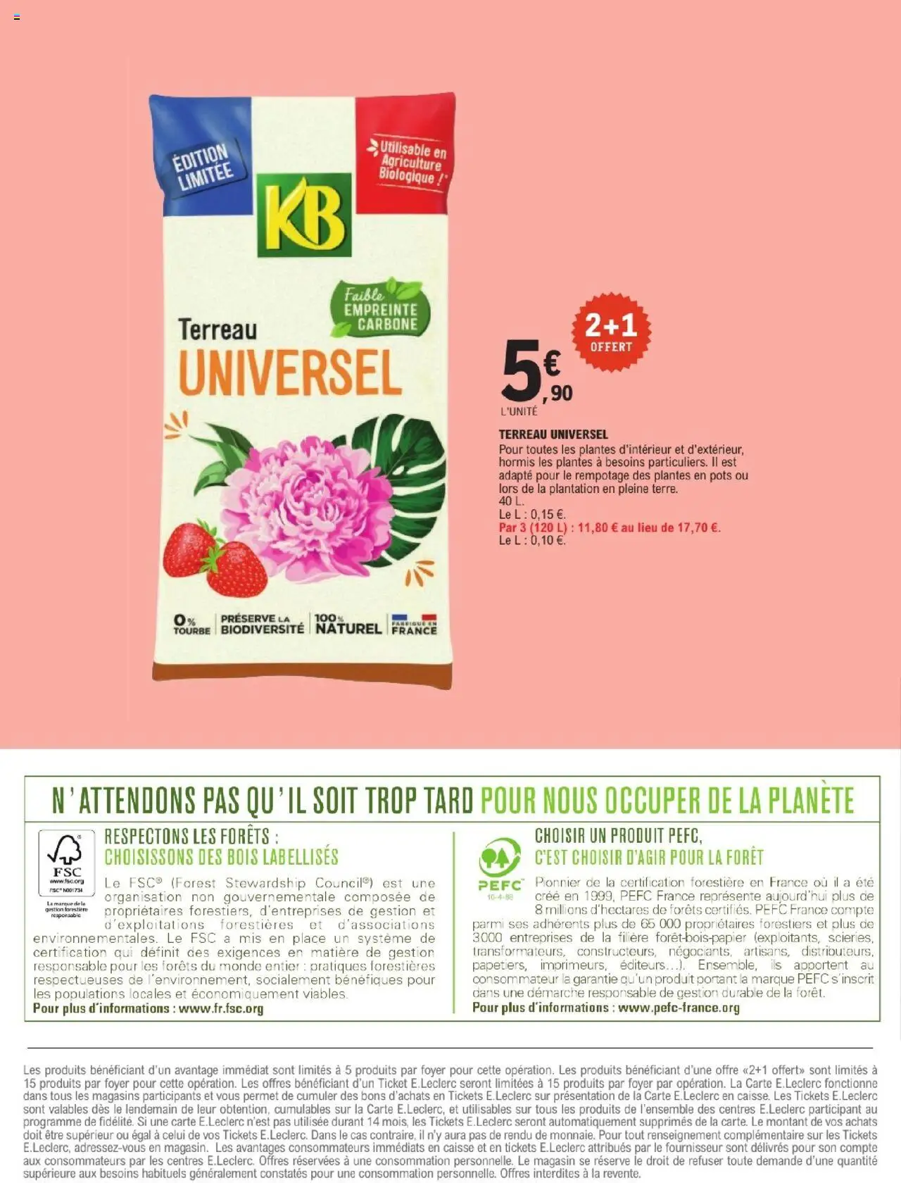  | Page: 2 | Produits: Terreau Universel, Plantes, Terreau