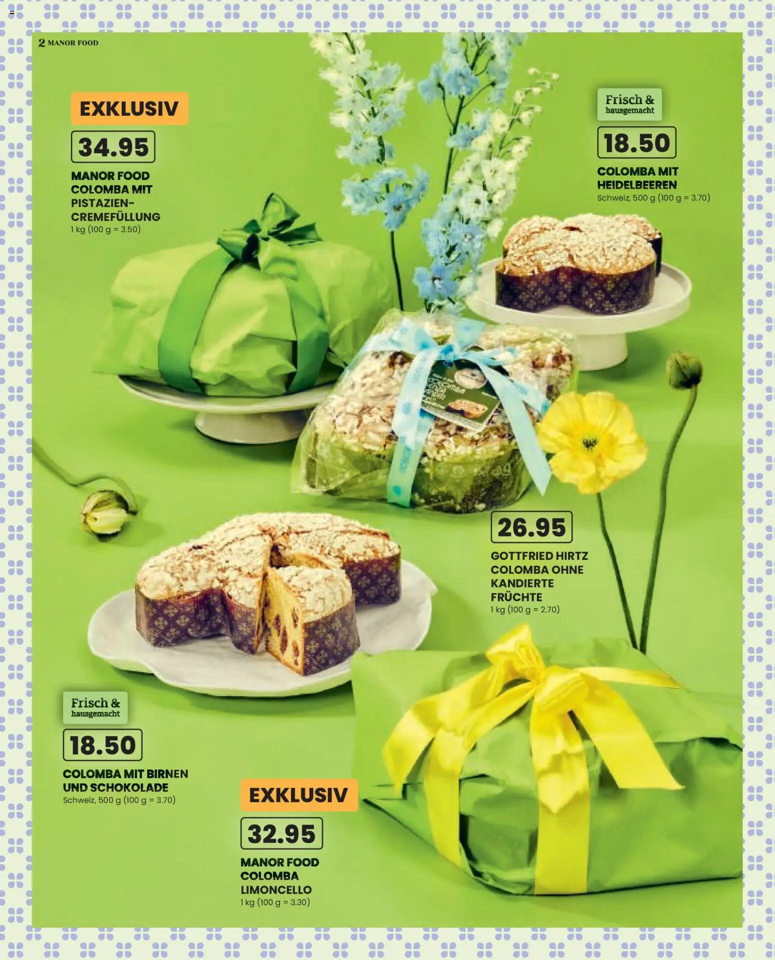 Manor aktionen – gültig ab 10.03.2026 | Seite: 2 | Produkte: Schokolade, Früchte