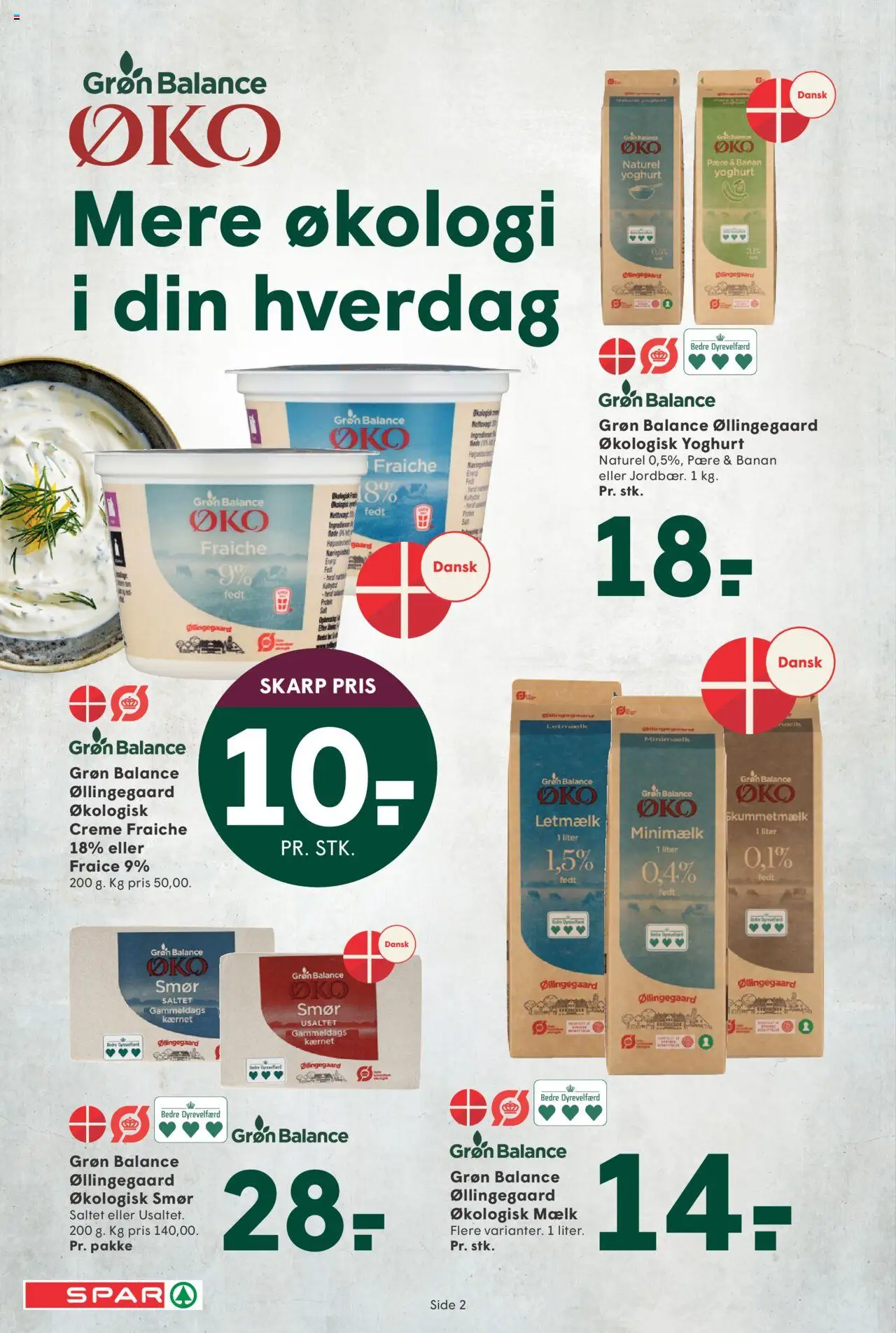Spar tilbudsavis – gyldig fra 17.10.2025 | Side: 19 | Produkter: Mælk, Yoghurt, Creme, Creme fraiche