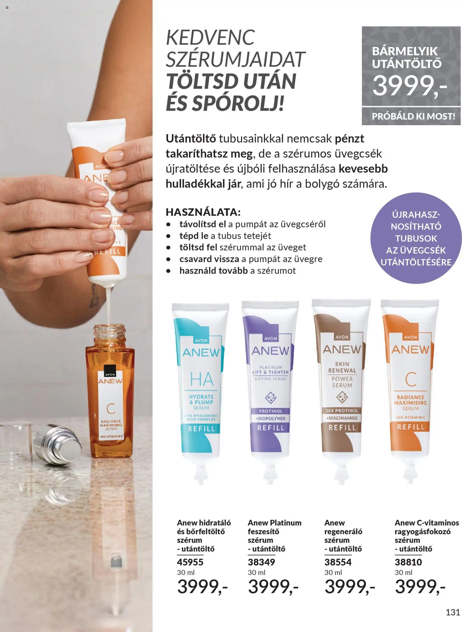 Avon akciós ujság - amely érvényes a következő dátumtól: 01.11.2025 | Oldal: 137