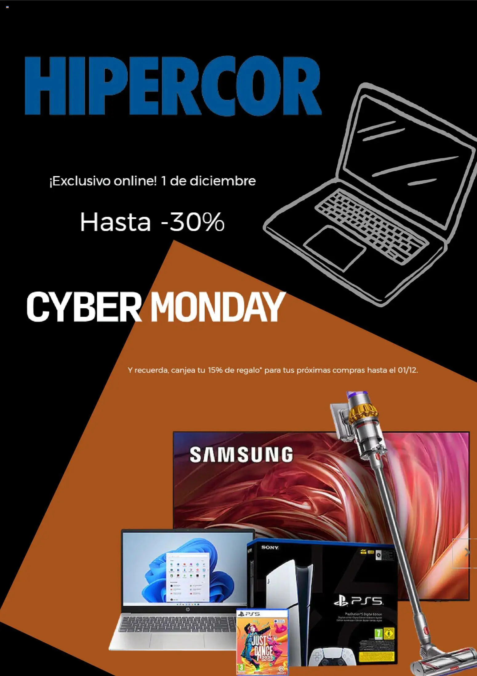 Hipercor Cyber Monday │ válido desde el 01.12.2025 | Página: 1