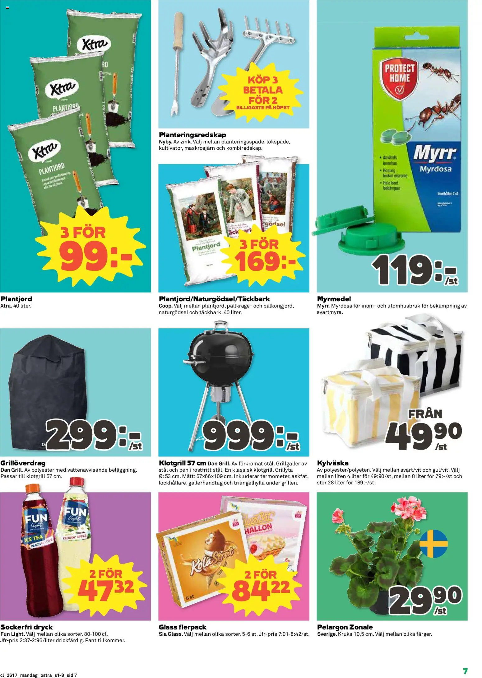 Coop Daglivs reklamblad aktuell från 20.04.2026 | Sida: 7 | Produkter: Pallkrage, Äpple, Glass, Kylväska