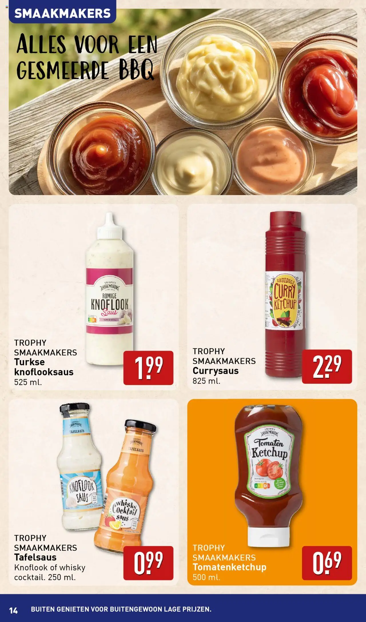  | Pagina: 14 | Producten: Ketchup, Whisky, Saus, Knoflook