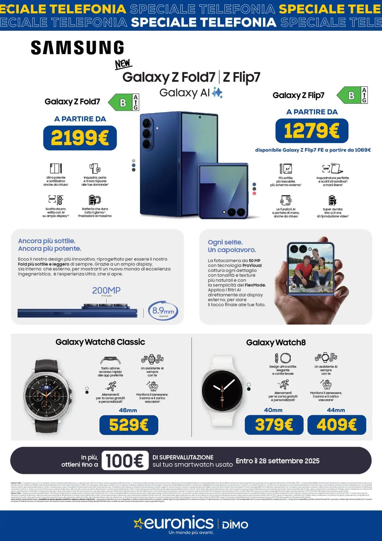 Volantino Euronics del 31.07.2025 | Pagina: 6 | Prodotti: Schermo, Video, Audio, Batteria