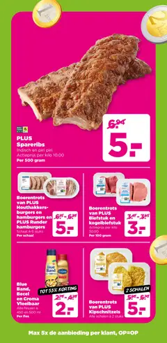 Boerentrots van PLUS Kipschnitzels, 2 Schalen. Alle schalen à 2 stuks - Voorbeeld van een folder van Plus, geldig van 26.11.2025 | Pagina: 7 | Producten: Biefstuk, Schaal, Fles