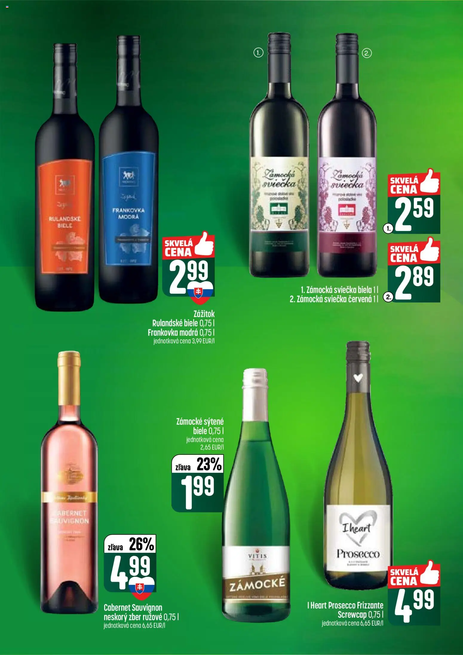 Nové COOP Jednota akcie – leták je platný od 15.01.2026 | Strana: 52 | Produkty: Prosecco