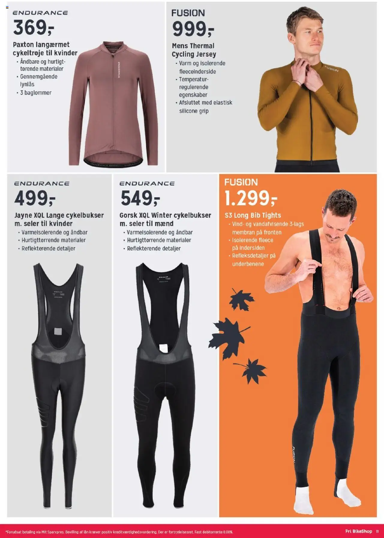 Fri BikeShop tilbudsavis – gyldig fra 30.09.2025 | Side: 11 | Produkter: Tights