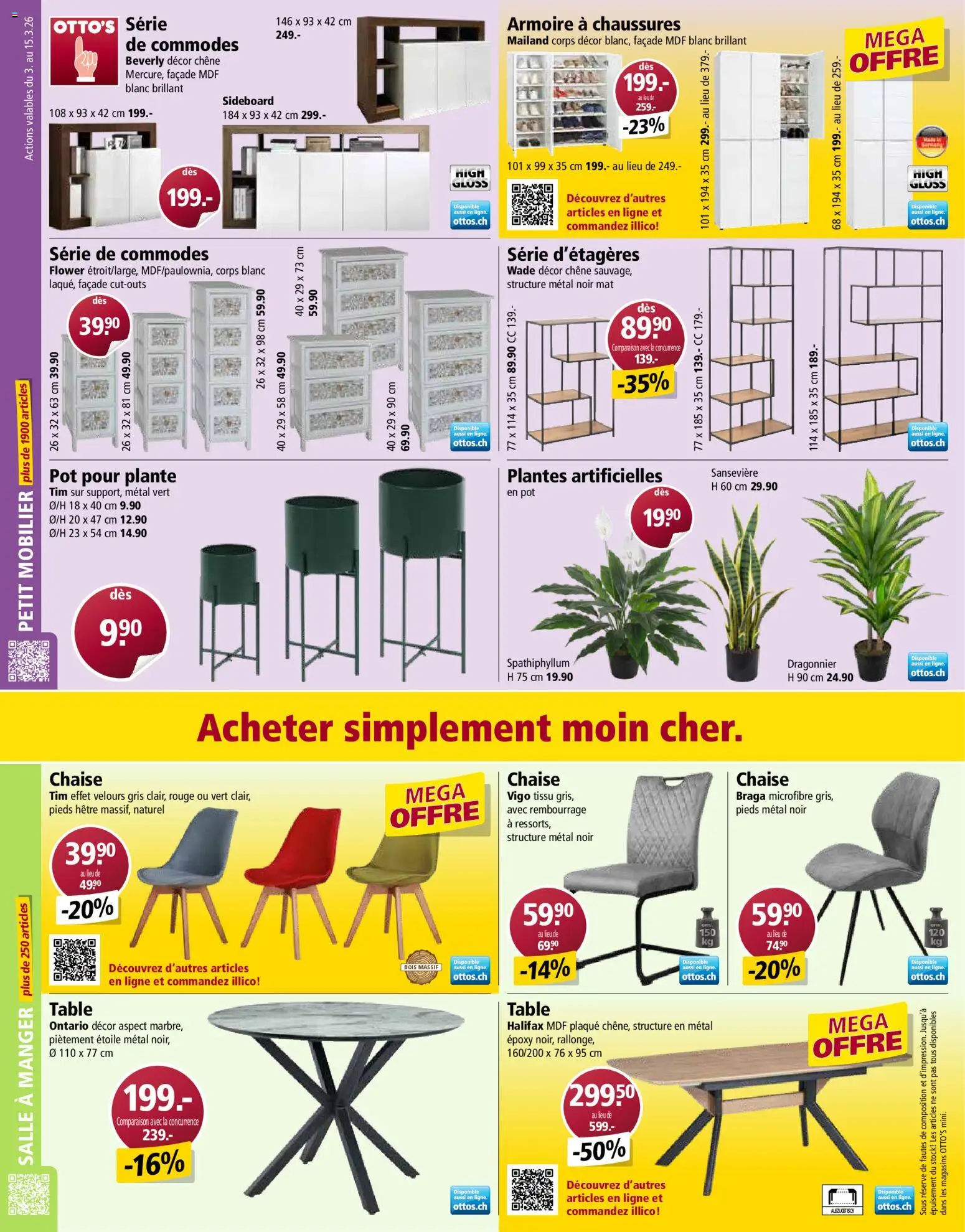 Otto's Aktionen FR – gültig ab 03.03.2026 | Seite: 12 | Produkte: Rouge, Sideboard