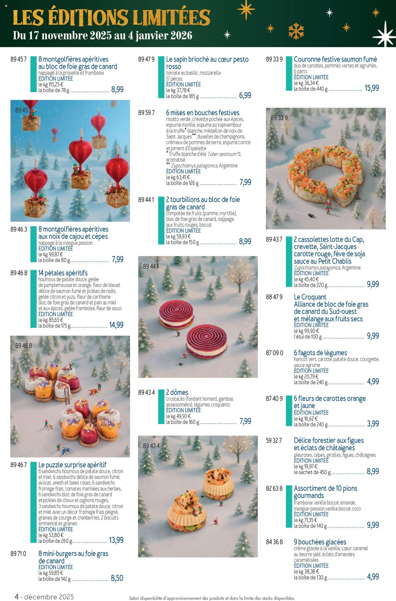 {H1} | Page: 4 | Produits: Mangue, Fève, Saumon, Fruits secs