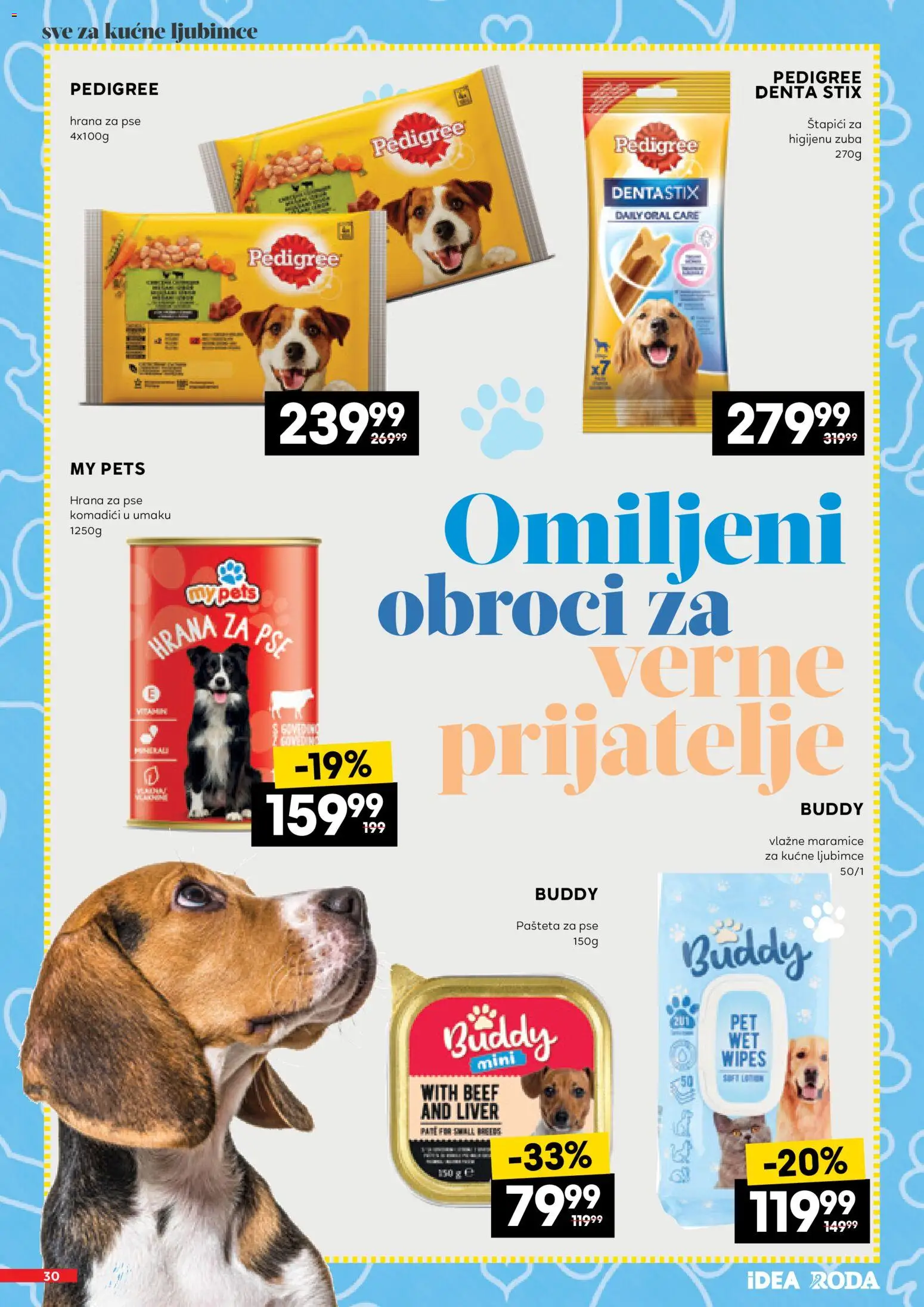 Roda katalog - važi od 19.02.2026 | Strana: 30 | Proizvode: Pedigree, Hrana za pse, Vlažne maramice, Pašteta