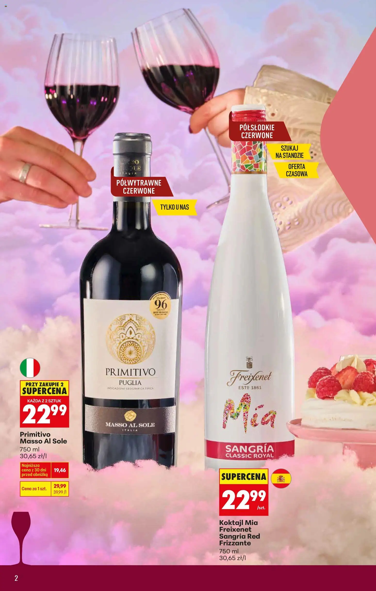 Biedronka Polsko leták - Czas na toast od 09.02.2026 | Strana: 6 | Produkty: Sangria, Frizzante, Primitivo