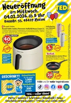 TEDi - TEDi Neueröffnung Rheine ab 04.02.2026 gültig