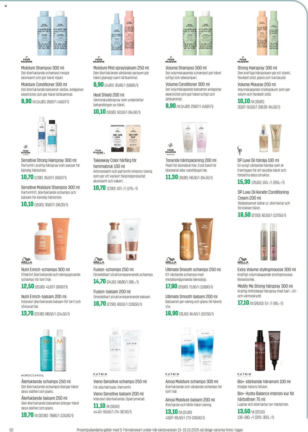 Sokos tarjoukset - Emotion – voimassa 13.10.2025 alkaen | Sivu: 52 | Tuotteet: Shampoo, Mousse