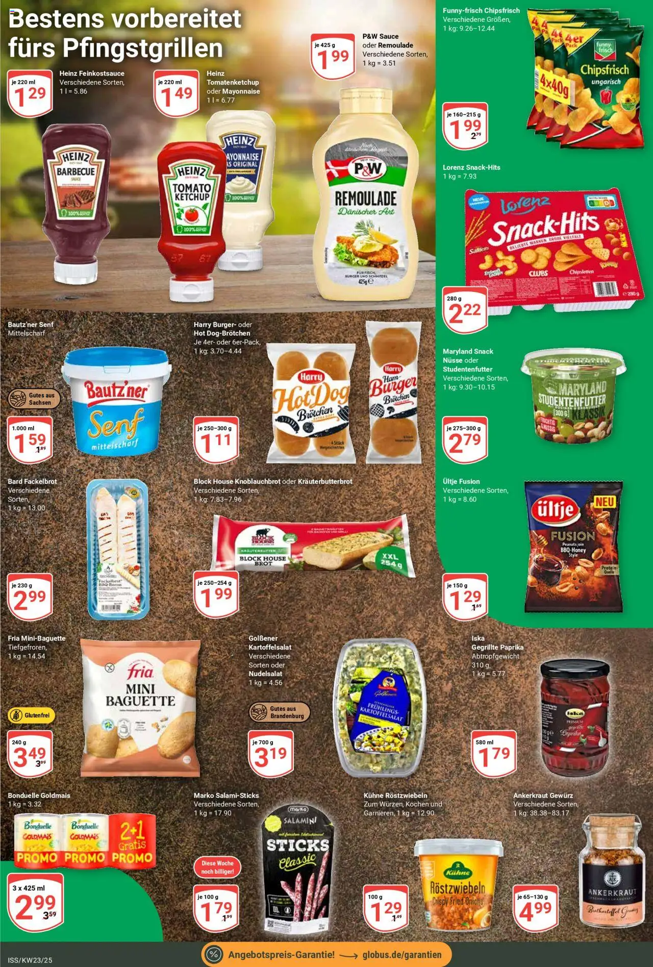 Globus Prospekt 	 - gültig ab dem 02.06.2025 | Seite: 19 | Produkte: Burger, Salami, Ketchup, Nüsse