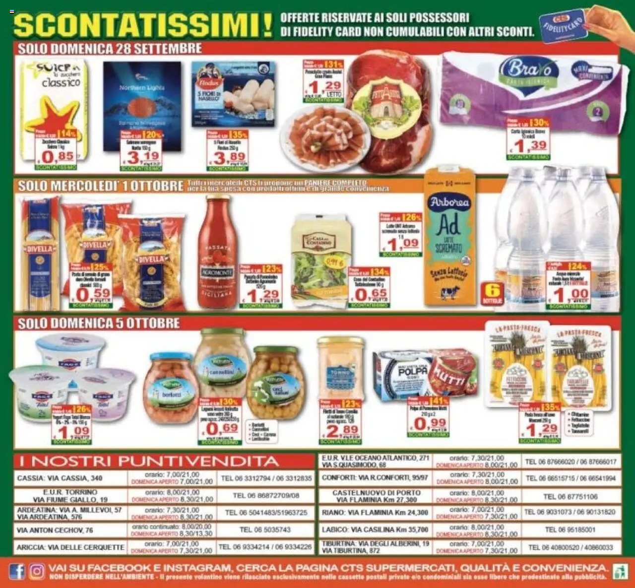 Volantino CTS del 26.10.2025 | Pagina: 24 | Prodotti: Cannellini, Pasta