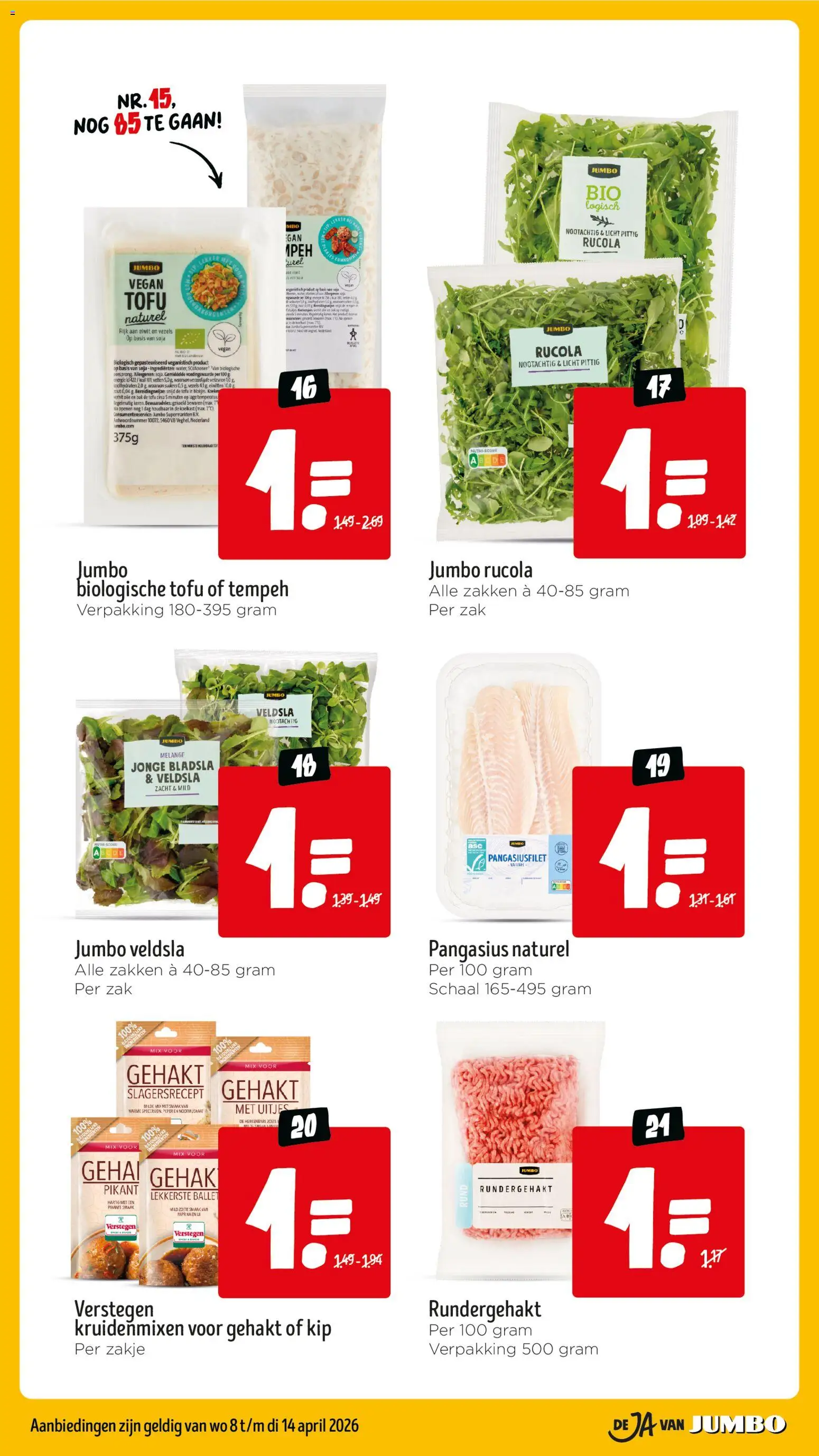 {H1} | Pagina: 7 | Producten: Rucola, Schaal, Kip, Peper