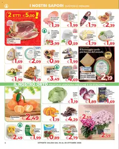 Anteprima del volantino Despar Sardegna catalogo valido a partire dal 16.10.2025 | Pagina: 4 | Prodotti: Pomodorini, Pane, Gnocchi, Vaso